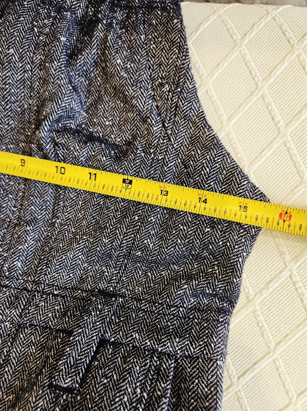 Free People Leonie Tweed Herringbone Overalls Jumpsuit Menswear One Piece XS - Picture 10 of 15